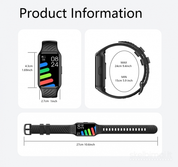 NAUJAS! BLACKVIEW LADY 1.26" HD IŠMANUSIS LAIKRODIS - SMART WATCH