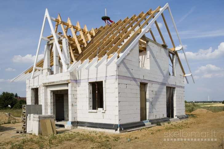 Privačių namų statyba Vilniuje