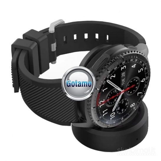 979 Magnetinis įkrovimo padukas stotelė Samsung Galaxy Watch ir Gear S2 / S3