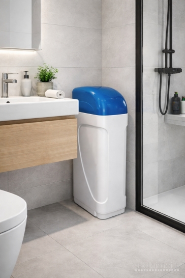 Kompaktiškas vandens minkštinimo filtras