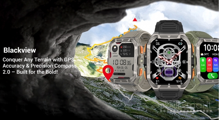 NAUJAS! BLACKVIEW PRO 1.91" HD IŠMANUSIS LAIKRODIS - SMART WATCH