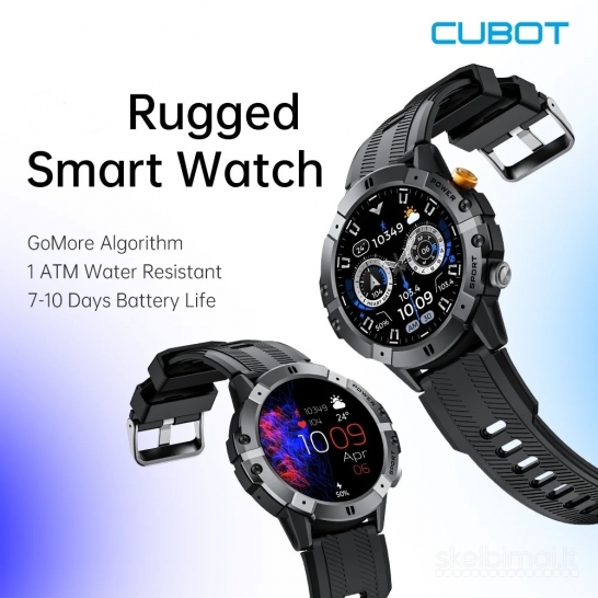 NAUJAS! CUBOT 1.52" HD IŠMANUSIS LAIKRODIS - SMART WATCH