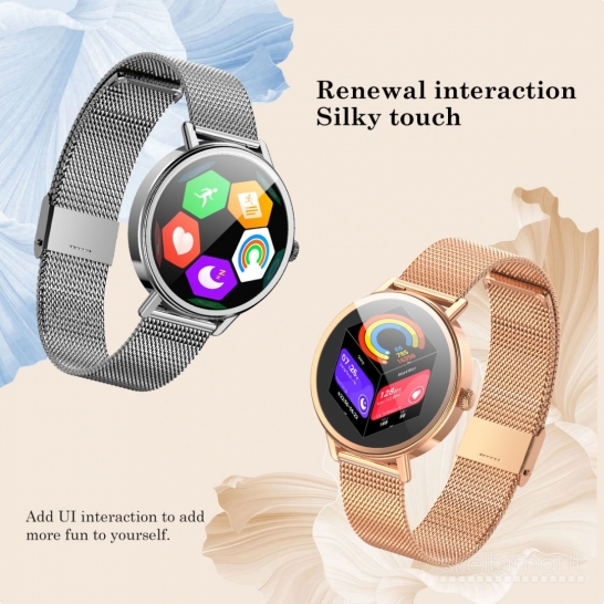 NAUJAS! BLACKVIEW LADY 1.26" HD IŠMANUSIS LAIKRODIS - SMART WATCH