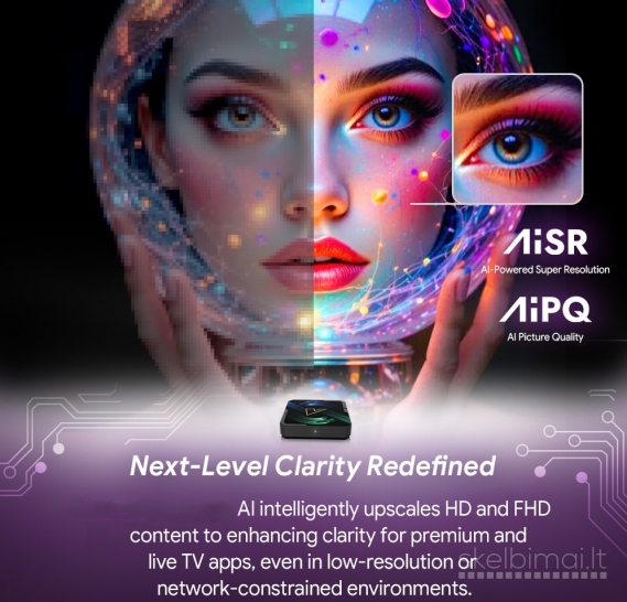 NAUJAS! RX5000 8K ULTRA-TV-BOX-VIRŠ 2000 GOOGLE TV-KANALŲ NEMOKAMAI!