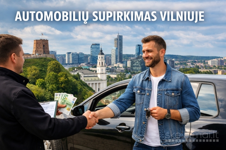 Automobilių supirkimas – greitai parduokite automobilį