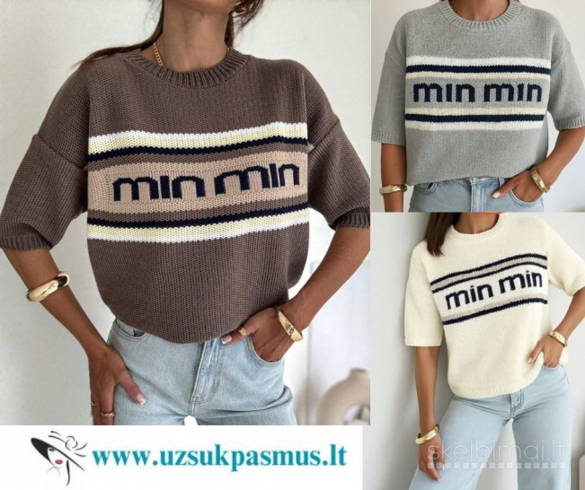 Jaunatviška megzta palaidinė