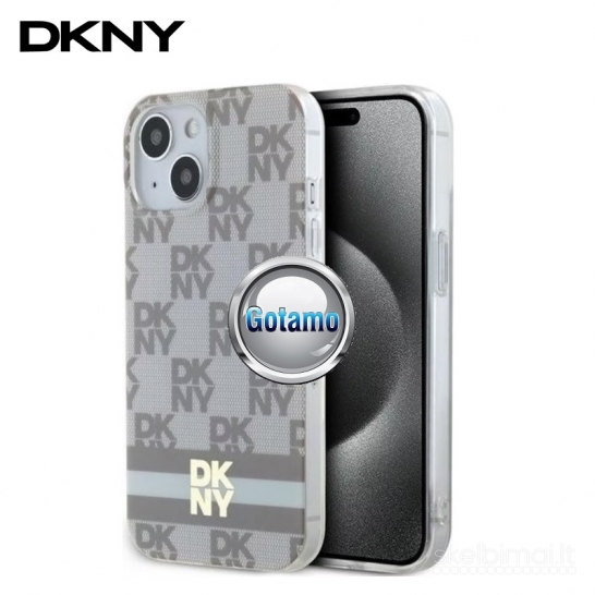 988 Dėklas nugarėlė DKNY Style1 su MagSafe – Apple iPhone 15