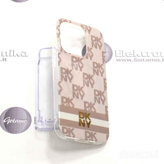 989 Dėklas nugarėlė DKNY Style1 su MagSafe – Apple iPhone 15 Pro