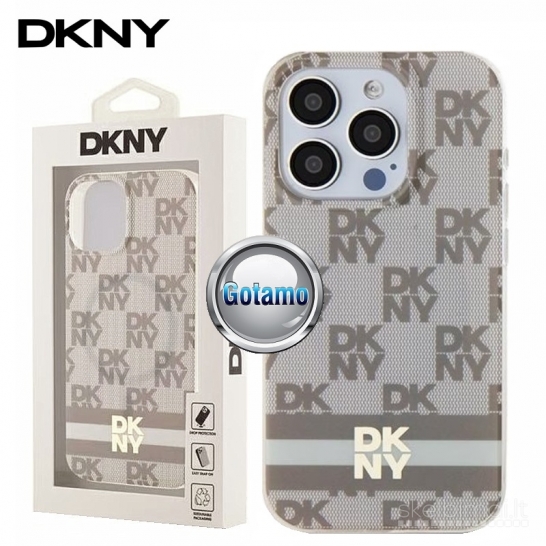 990 Dėklas nugarėlė DKNY Style1 su MagSafe – Apple iPhone 15 Pro Max