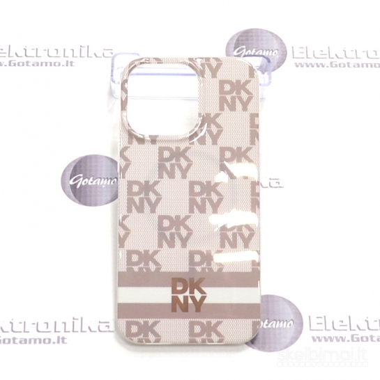 990 Dėklas nugarėlė DKNY Style1 su MagSafe – Apple iPhone 15 Pro Max