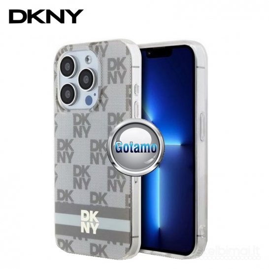990 Dėklas nugarėlė DKNY Style1 su MagSafe – Apple iPhone 15 Pro Max