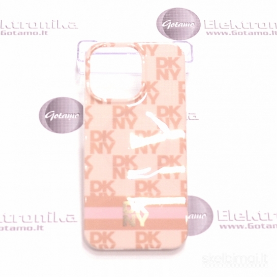 991 Dėklas nugarėlė DKNY Style2 su MagSafe – Apple iPhone 15 Pro Max