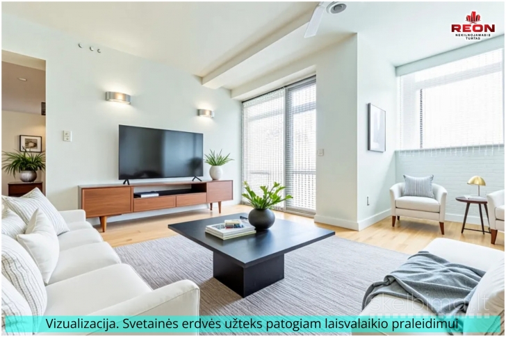 ERDVUS KETURIŲ KAMBARIŲ „NAMAS NAME“, VILNIAUS MIESTO CENTRE!