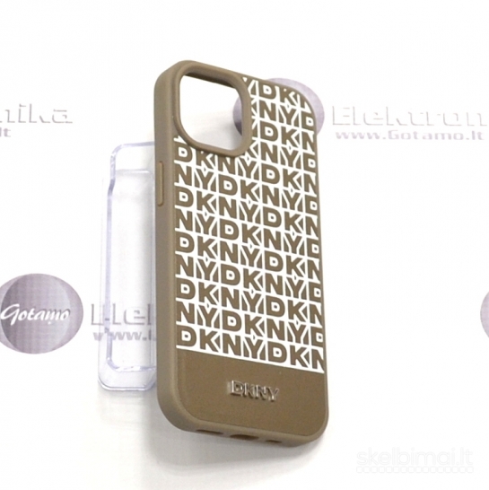 992 Dėklas nugarėlė DKNY Style3 su MagSafe – Apple iPhone 15