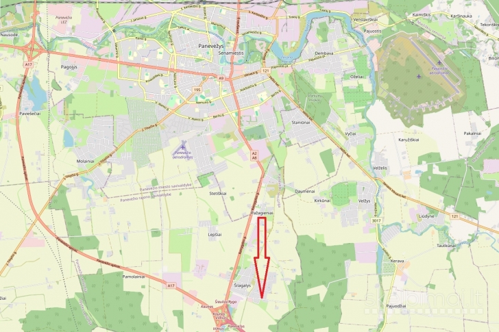 9,8 a namų valdos sklypas Šilagalyje