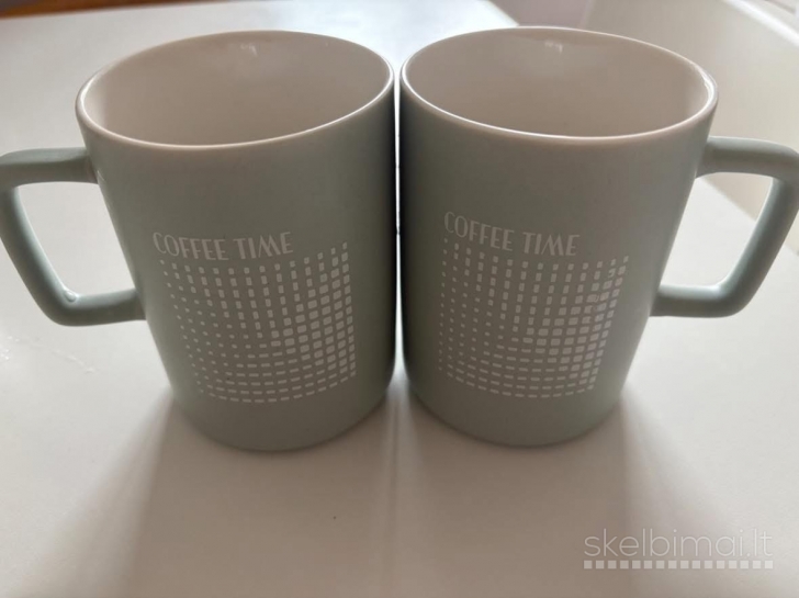 Puodelių rinkinys kavos aparatui