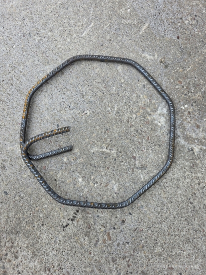 Armatūros lankstiniai polių betonavimui