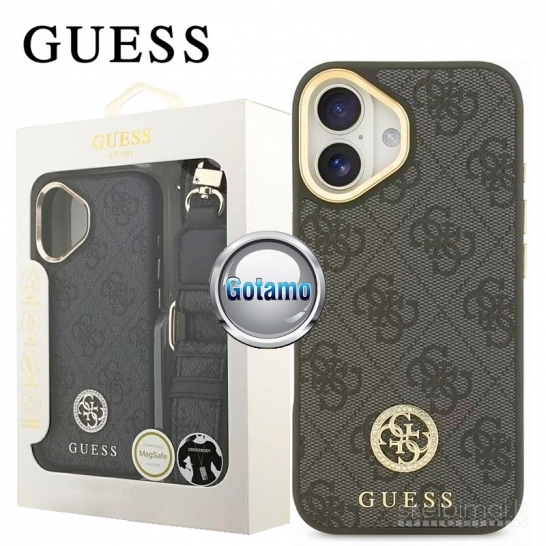 994 Dėklas nugarėlė GUESS Style1 su MagSafe – Apple iPhone 17 su 32mm diržu