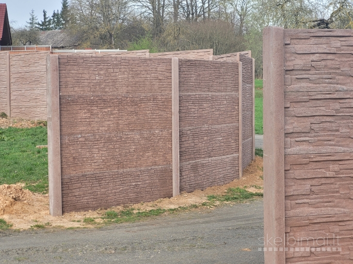 Betoninių tvorų gamyba ir rengimas