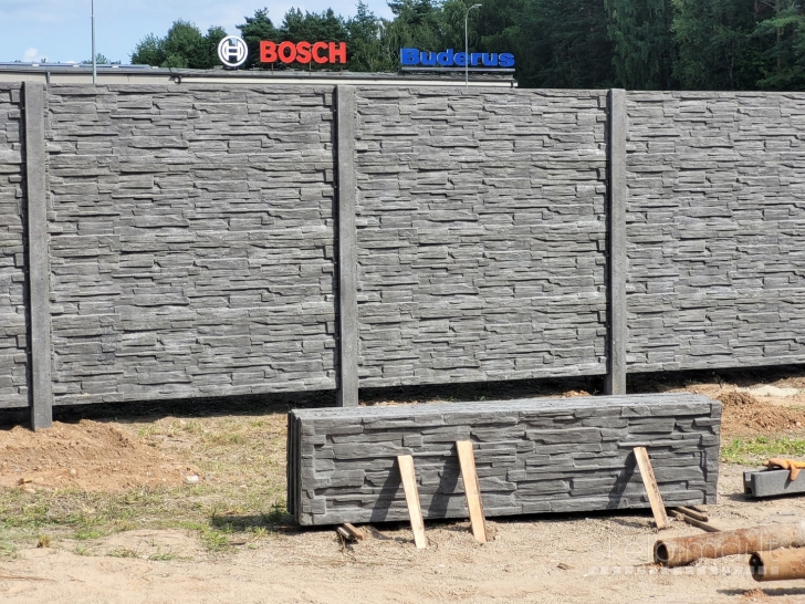 Betoninių tvorų gamyba ir rengimas