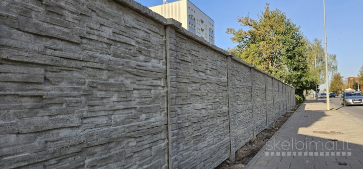 Betoninių tvorų gamyba ir rengimas