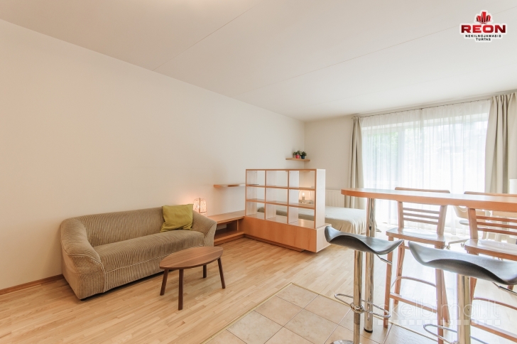 NUOMOJAMAS STUDIJOS TIPO 1 KAMBARIO BUTAS ŽVĖRYNE, LŪŠIŲ GATVĖJE!