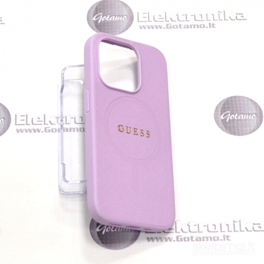 997 Dėklas nugarėlė GUESS Style4 su MagSafe – Apple iPhone 15 Pro