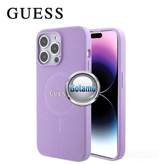 997 Dėklas nugarėlė GUESS Style4 su MagSafe – Apple iPhone 15 Pro