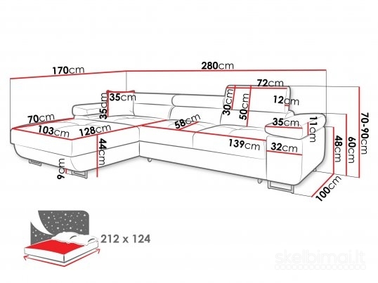 Kampas-lova "TOREZIO MINI " vokiškas www.bramita.lt 