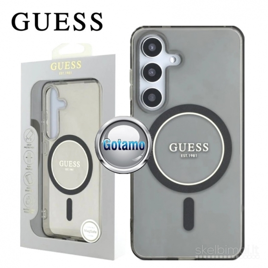 1000 Dėklas nugarėlė GUESS Style7 su MagSafe – Samsung Galaxy S25