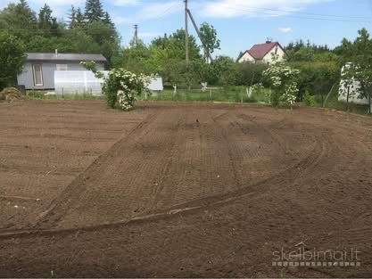 Sodas "Mano vasara" su 2 naujais mediniais pastatais.