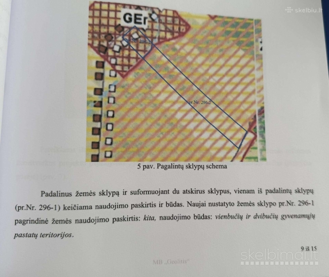 45,2 a namų valda Nemuno kilpų regioniniame parke