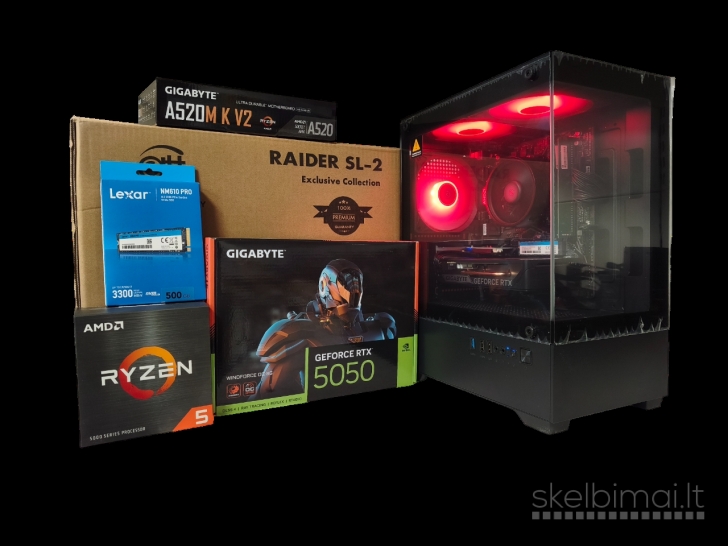 Rtx 5050 Ryzen 5 5500 RAM 16gb Wi-fi Bt