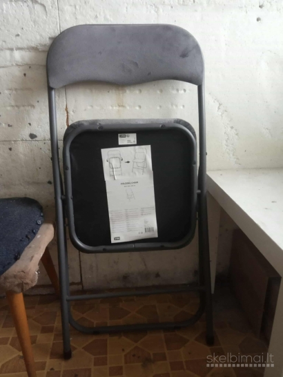 Kedes,  viena sulankstoma, taburetai,...