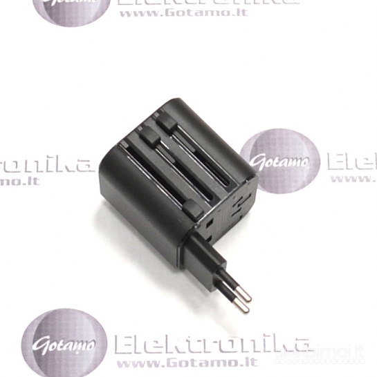 1006 220V tinklo adapteris kelioninis All-in-One US / UK / AU / EU – 2500W