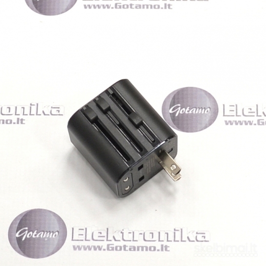 1006 220V tinklo adapteris kelioninis All-in-One US / UK / AU / EU – 2500W