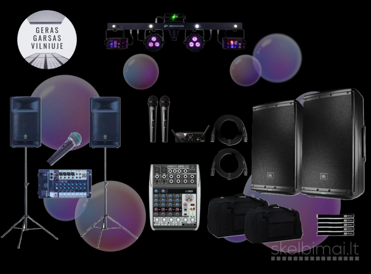 Garso kolonėlių nuoma - Garso Aparatūtos Nuoma