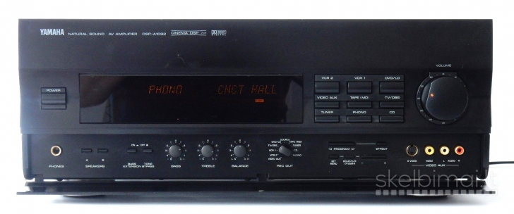 YAMAHA DSP-A1092 amplifier. 7.2 channels. 20kg. 1997. Aukštos klasės. Naujas.