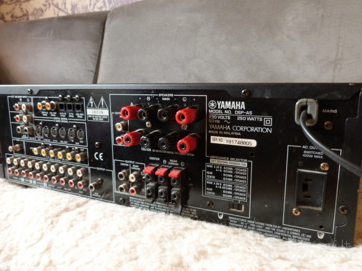 YAMAHA DSP-A5 Home Cinema, Hi-Fi amplifier. DTS. Dolby Digital 5.1channels.