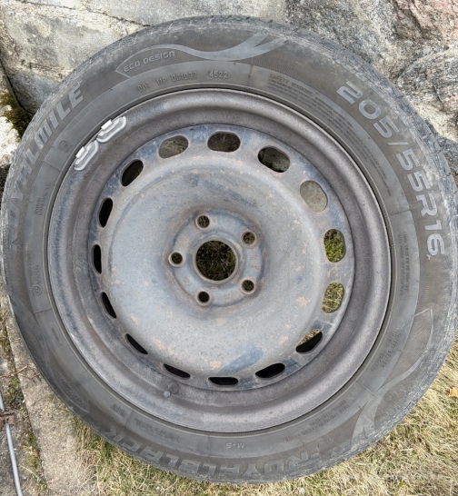 R16 5x112 ratlankiai su geromis vasarinėmis padangomis