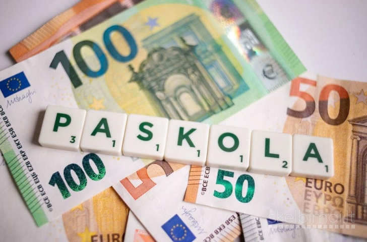 Musu pasiulymas siulo paskollas su maža 3% palukanu