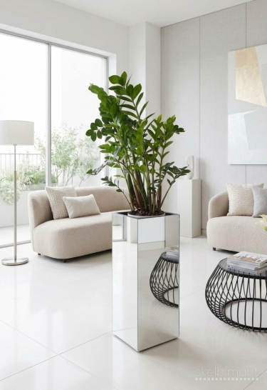 Veidrodinis stovas - vazonas