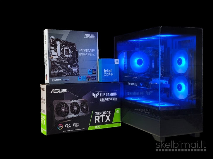 Intel i5 14400F RTX 3070 RAM 32GB 1TB Nvme Wi-fi Bt