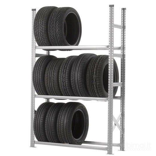 Stelažai su 3 lentynom padangoms (9-12 vnt.) /200x98x40