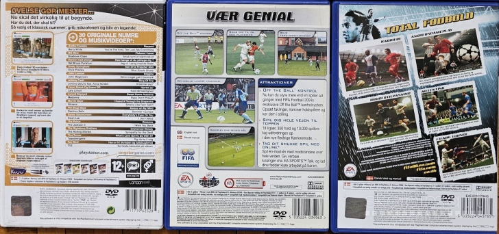 Playstation2 3x žaidimų rinkinys / Playstation 2