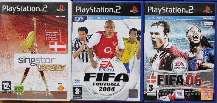 Playstation2 3x žaidimų rinkinys / Playstation 2