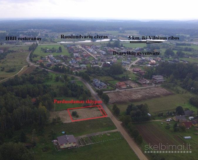 Namų valdos paskirties sklypas Vilniaus r. sav., Tekliūnų k., Plačioji g.