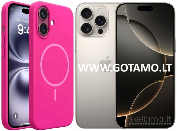 1010 MagSafe Gen3 dėklai nugarėlės Apple iPhone 16 Pro