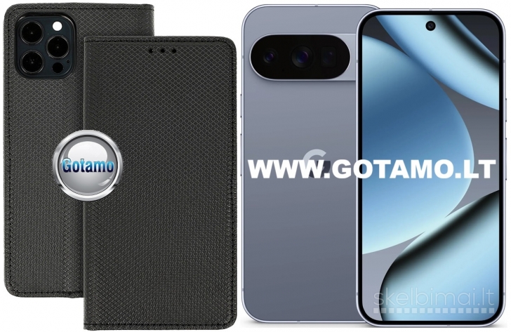 1015 Dėklas knygutė Re-Grid magnetinis – Google Pixel 10 / 10 Pro