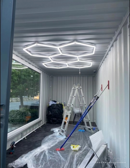 Naujas Hexagon LED Korio tipo šešiakampis korys apšvietimas 5HEXagon